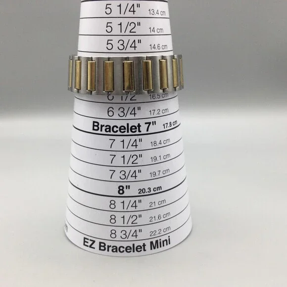 Vintage Dominion Mens Watch 34mm Silver Dial Manual 17 Jewels Two Tone Bracelet - Picture 12 of 14